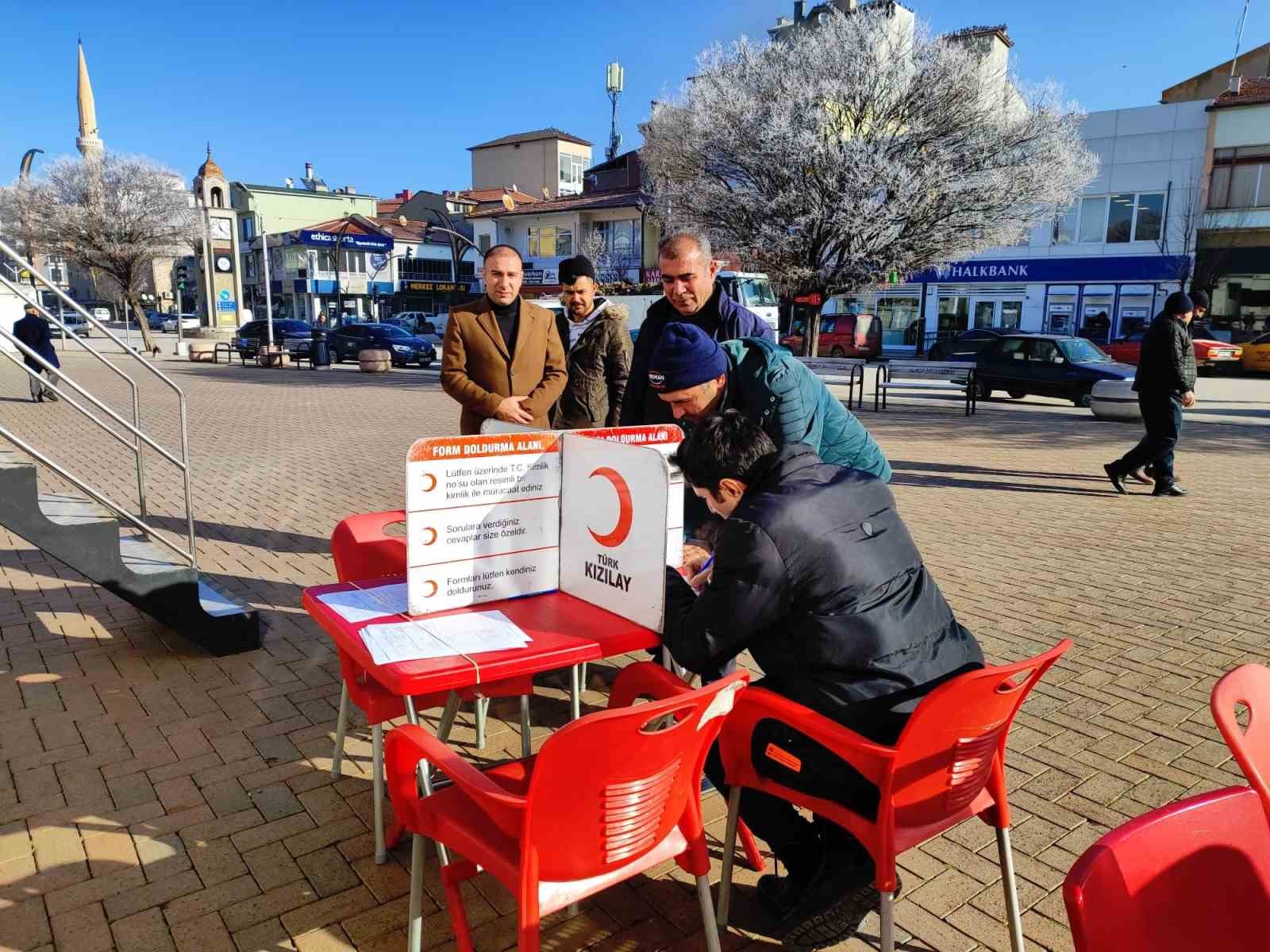 Alaca’da kan bağışına yoğun ilgi
