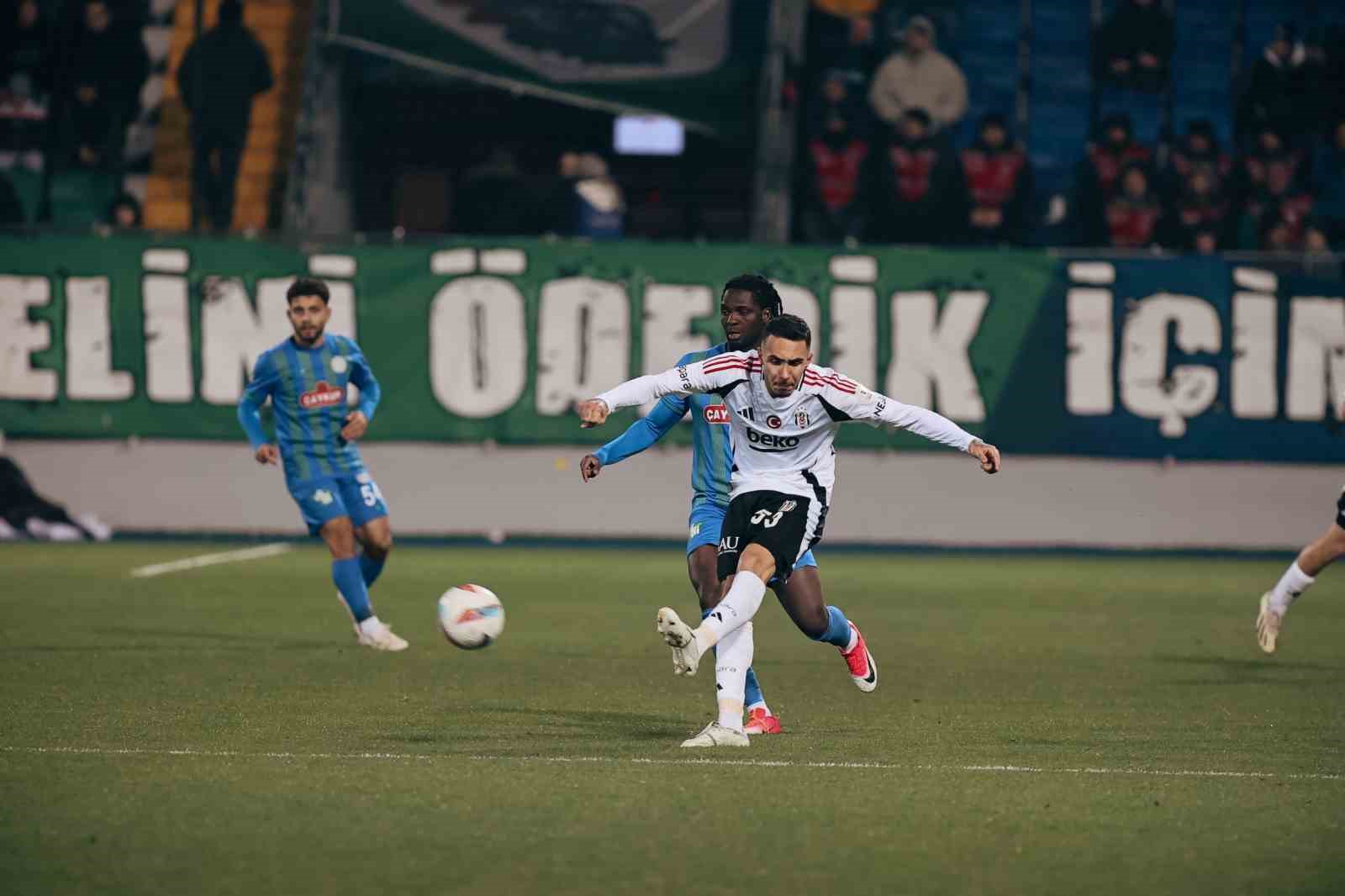 Trendyol Süper Lig: Çaykur Rizespor: 1 - Beşiktaş: 1 (Maç sonucu)
