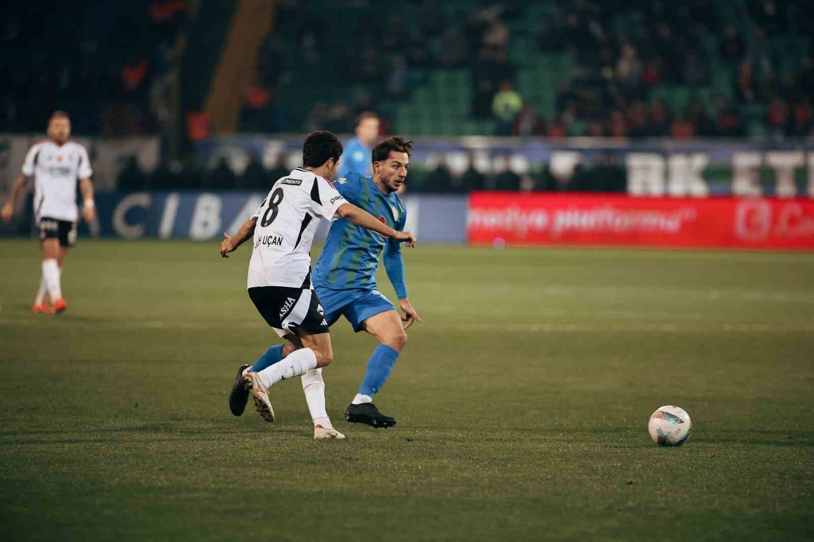 Trendyol Süper Lig: Çaykur Rizespor: 1 - Beşiktaş: 1 (Maç sonucu)
