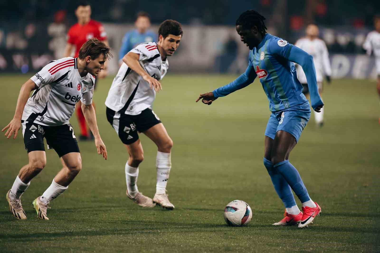 Trendyol Süper Lig: Çaykur Rizespor: 1 - Beşiktaş: 1 (Maç sonucu)
