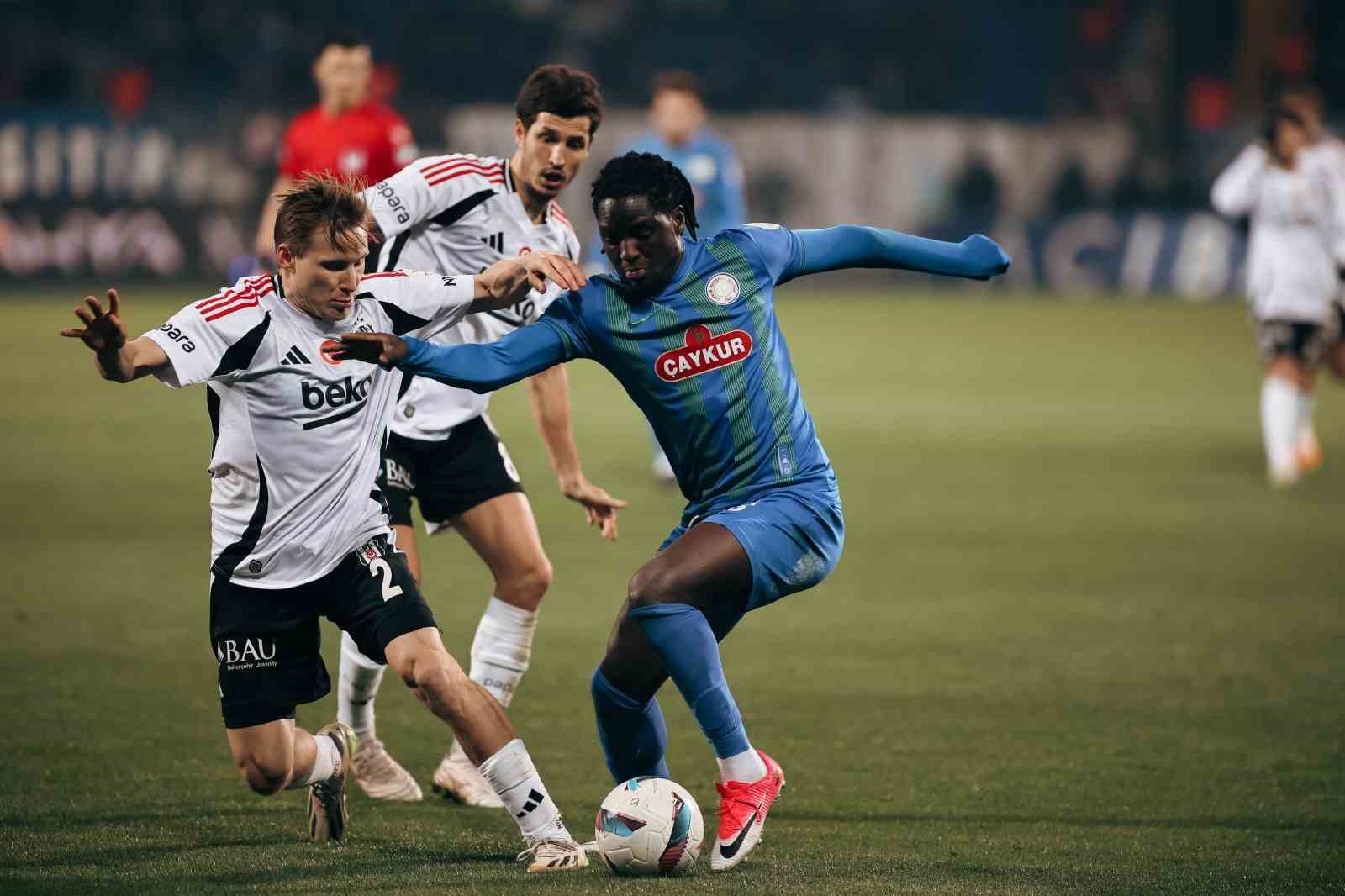 Trendyol Süper Lig: Çaykur Rizespor: 1 - Beşiktaş: 1 (Maç sonucu)
