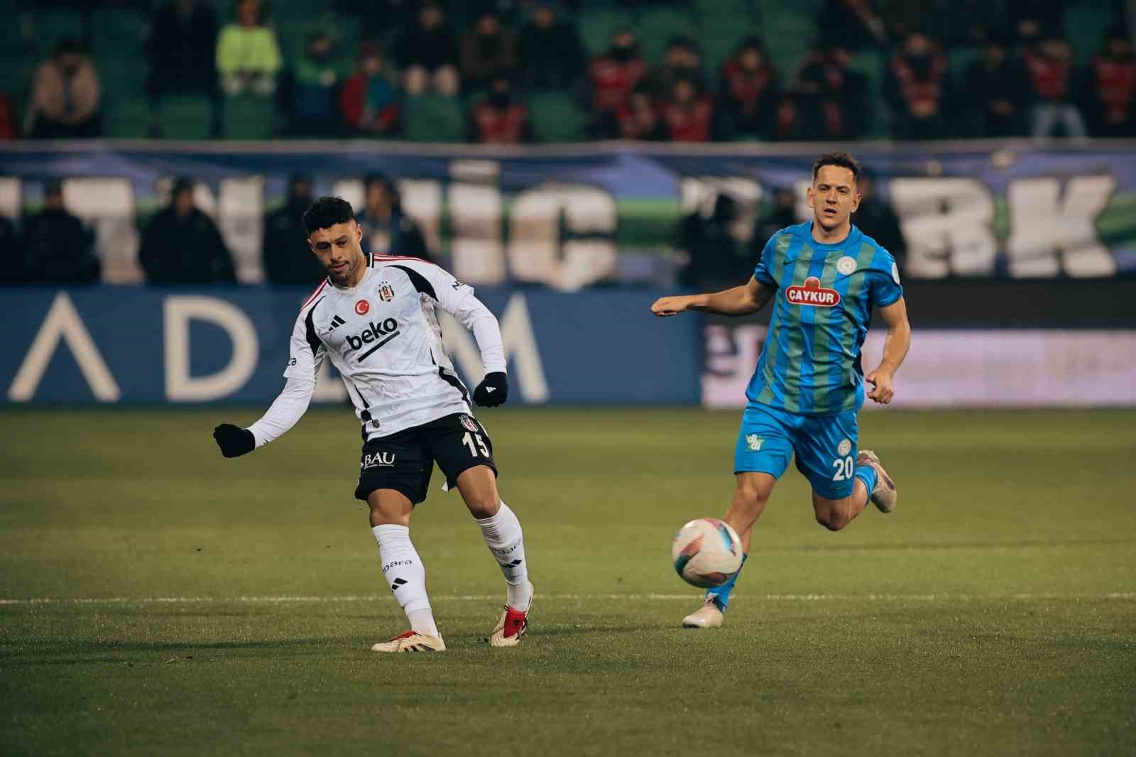 Trendyol Süper Lig: Çaykur Rizespor: 1 - Beşiktaş: 1 (Maç sonucu)
