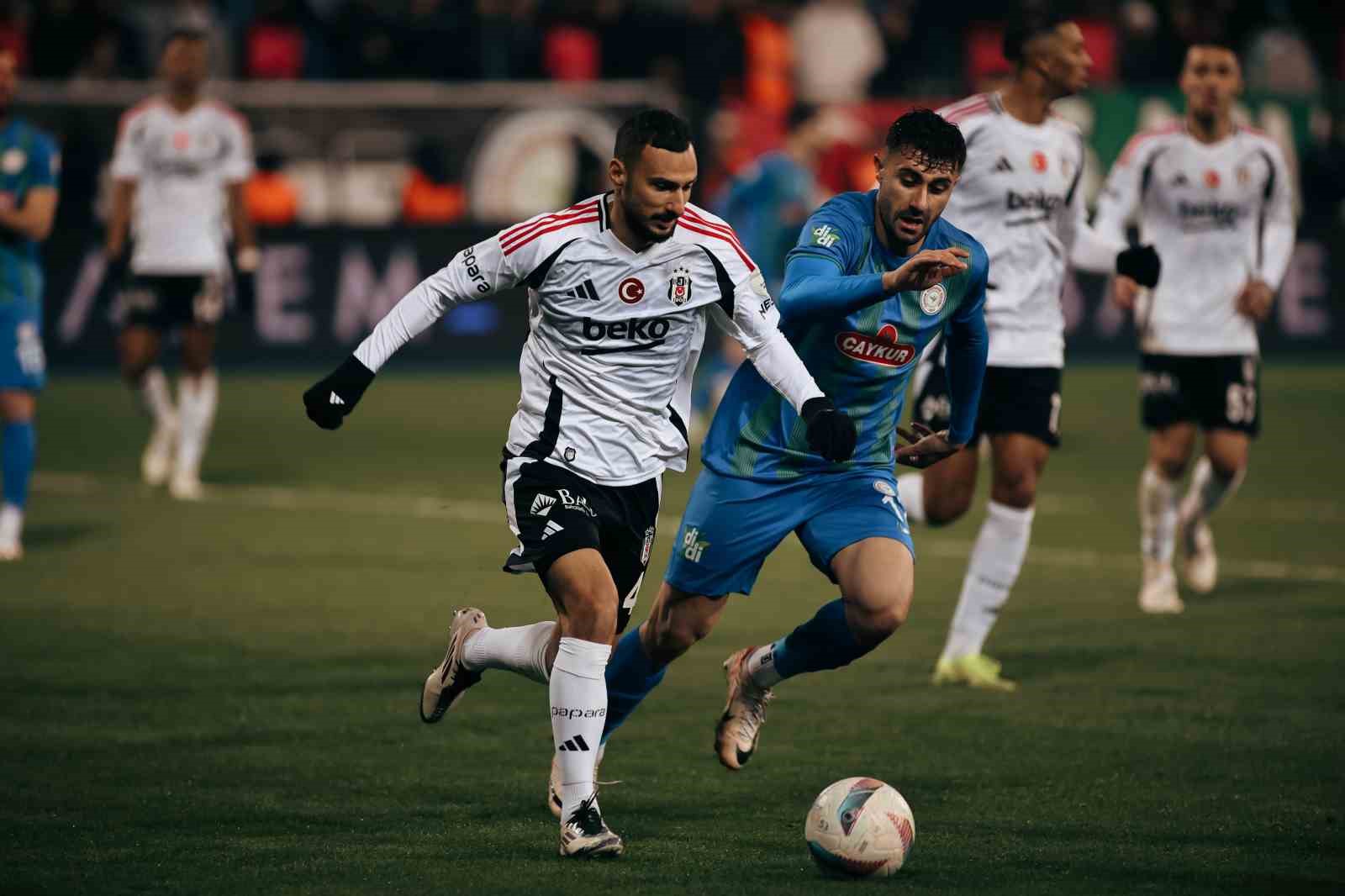 Trendyol Süper Lig: Çaykur Rizespor: 1 - Beşiktaş: 1 (Maç sonucu)
