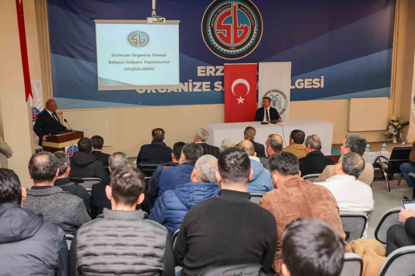 Erzincan’da istişare toplantısı düzenlendi
