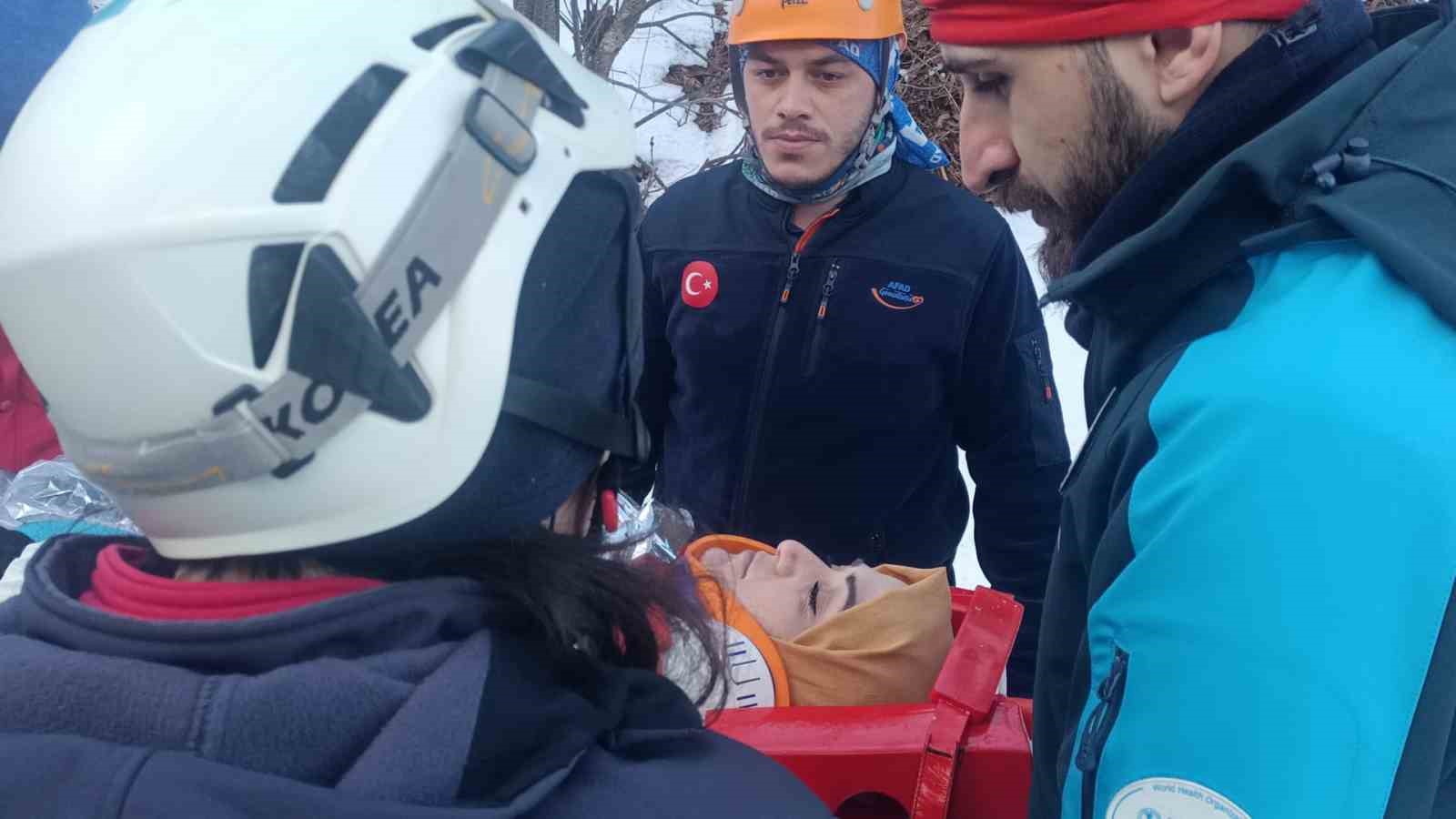 Giresun’da çığ tatbikatı yapıldı
