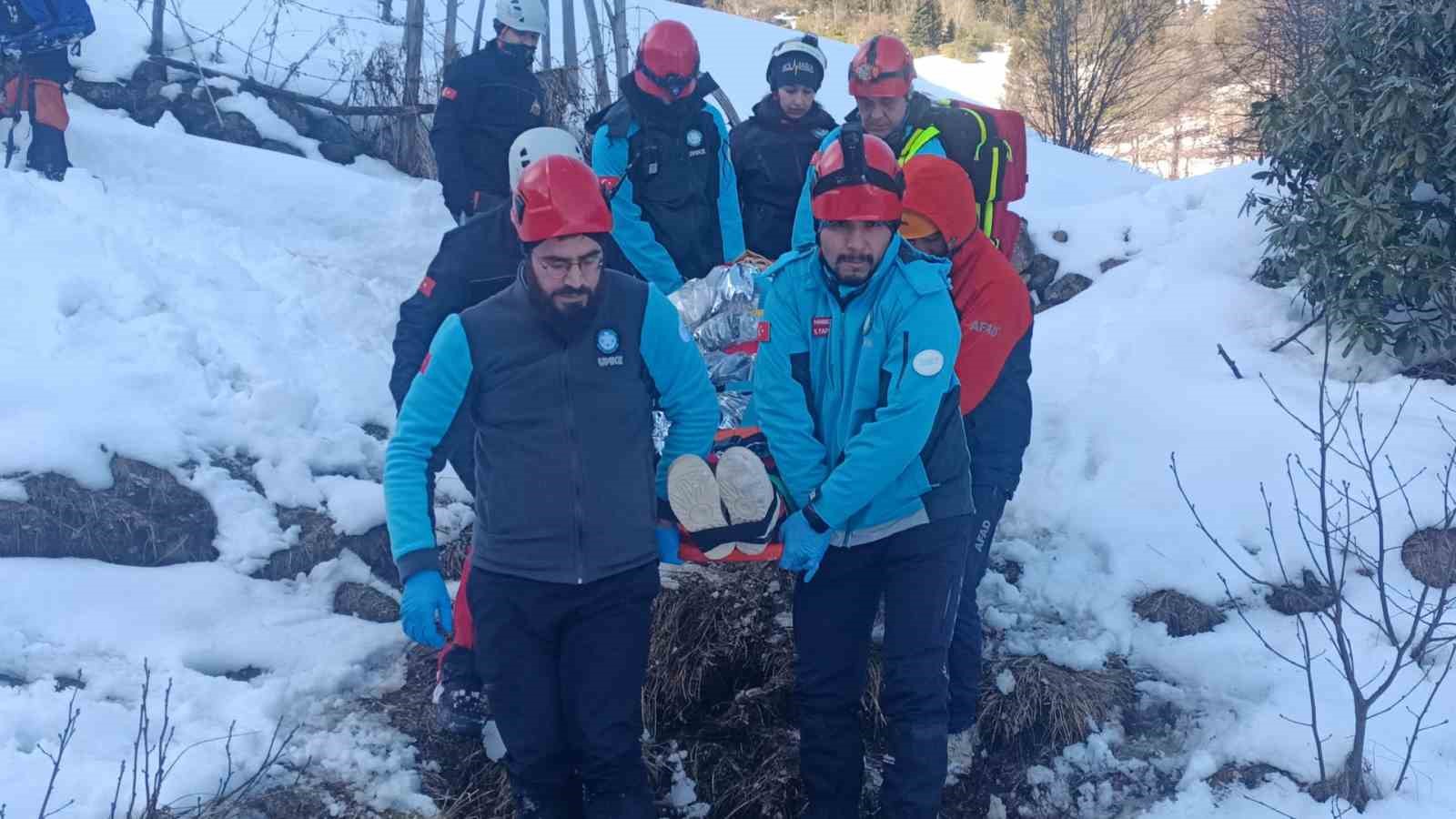 Giresun’da çığ tatbikatı yapıldı
