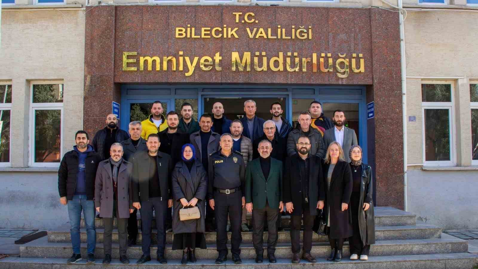 AK Parti Bilecik İl Başkanı Yıldırım, Bilecik İl Emniyet Müdürü Yılmaz ile bir araya geldi
