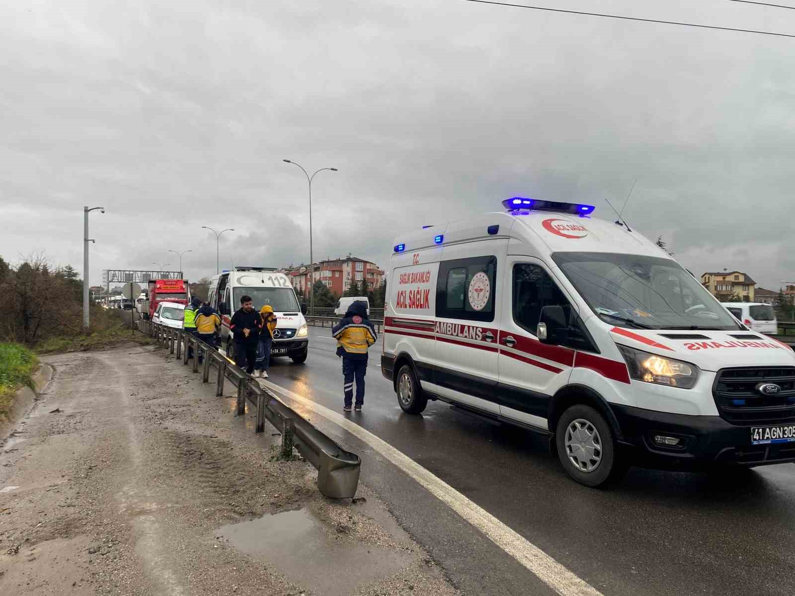 Arızalanan otomobil zincirleme kazaya sebep oldu: 1 yaralı
