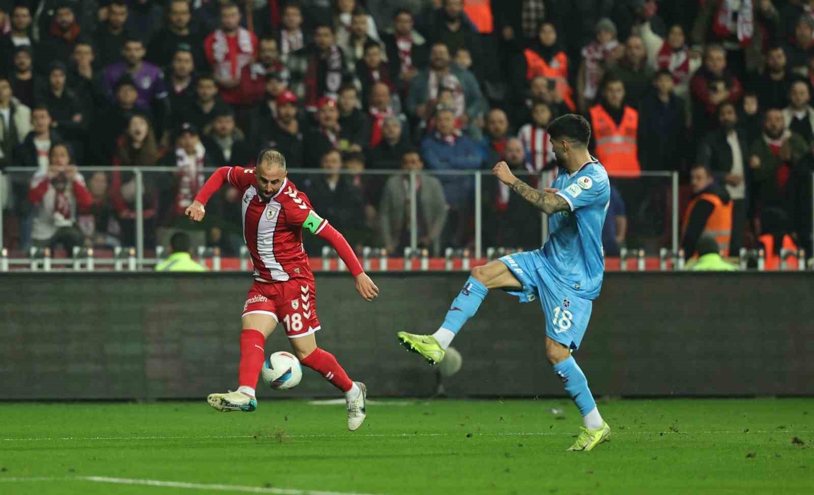 Trendyol Süper Lig: Samsunspor: 2 - Trabzonspor: 1 (Maç sonucu)
