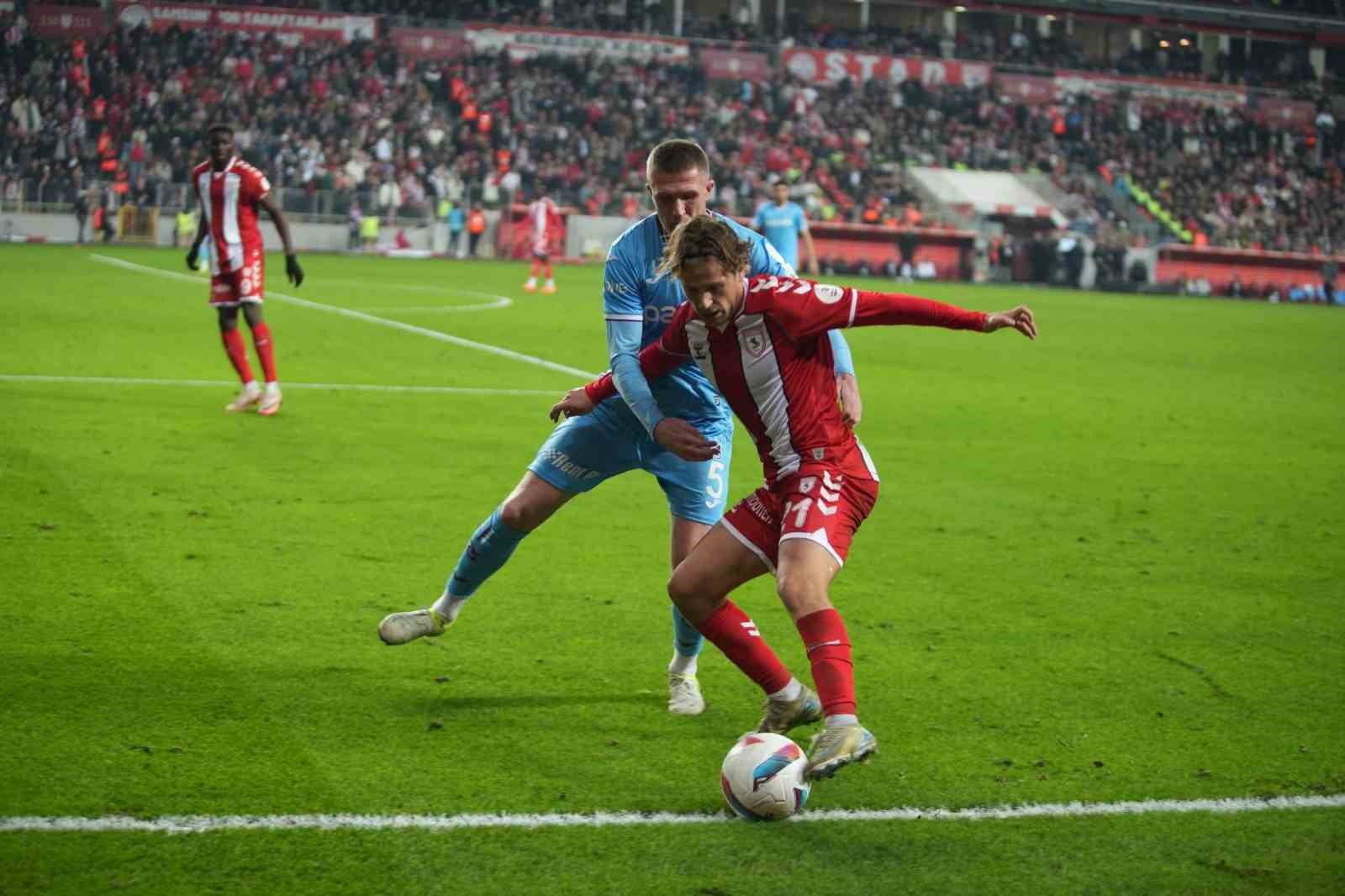 Trendyol Süper Lig: Samsunspor: 2 - Trabzonspor: 1 (Maç sonucu)
