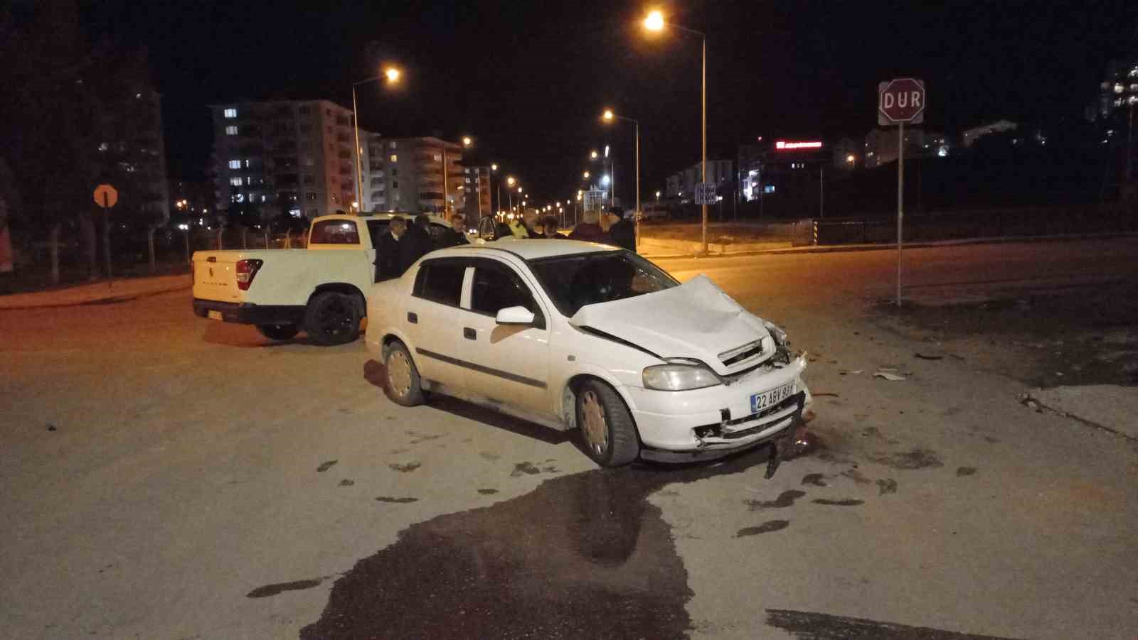 Edirne’de trafik kazası: 2 yaralı
