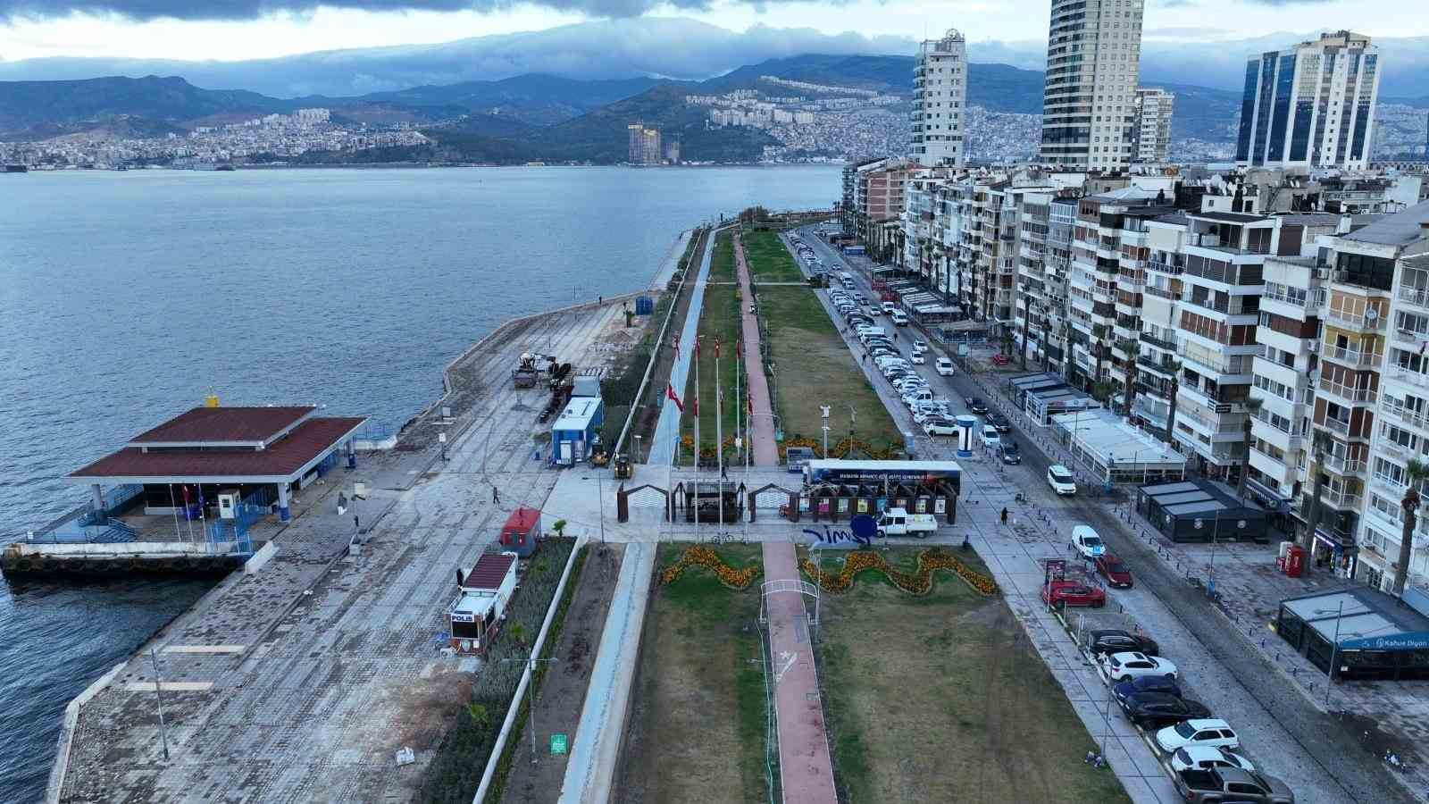 Başkan Tugay Kordon’daki çalışmaları inceledi
