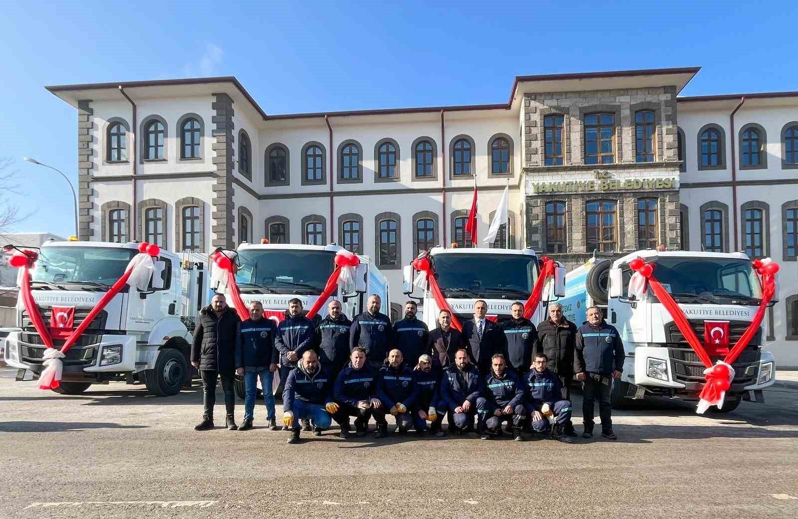 Yakutiye Belediyesi araç filosunu genişletti
