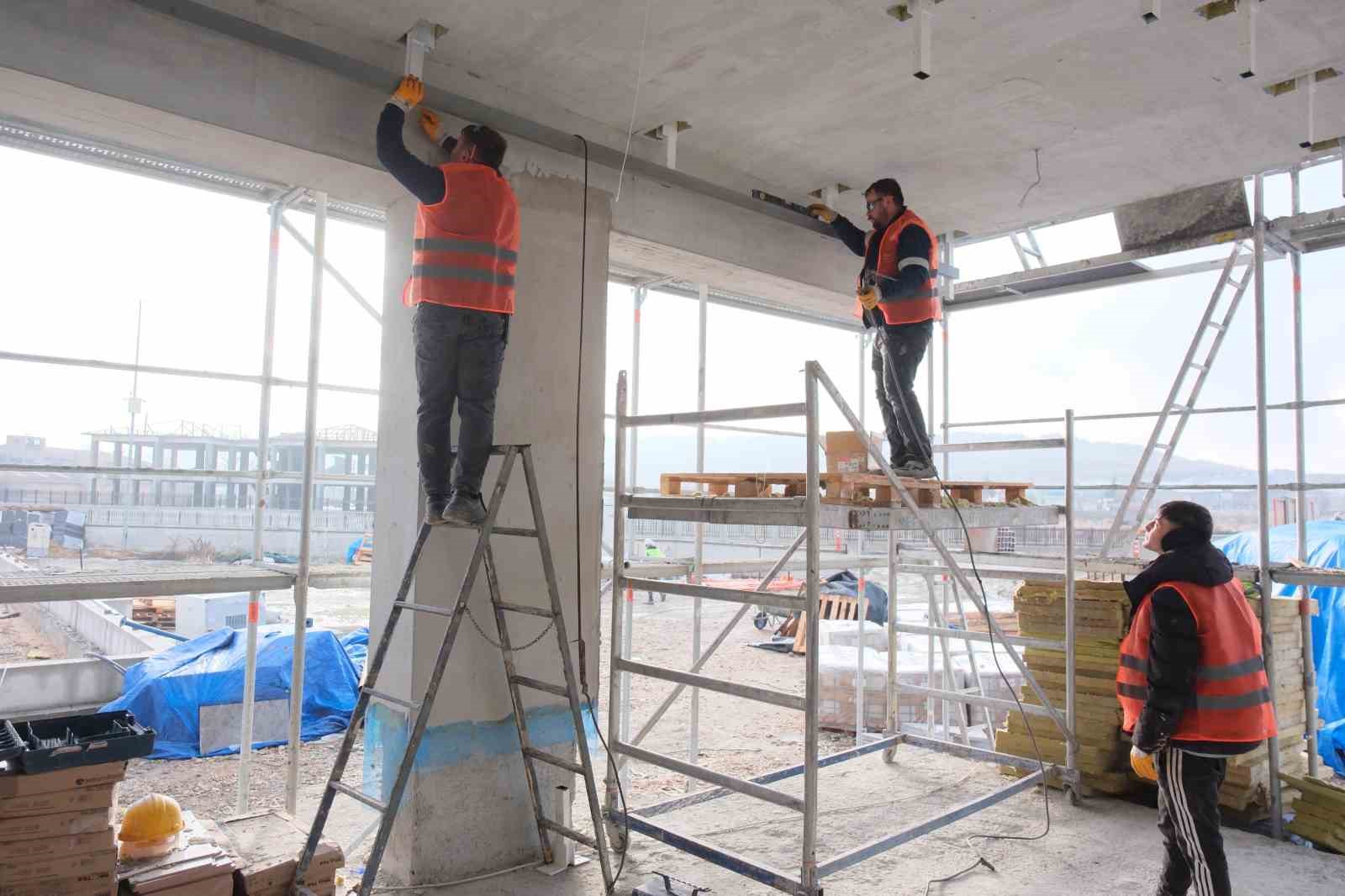 Çorum’da şampiyon güreşçiler yetiştirecek merkezde hummalı çalışma
