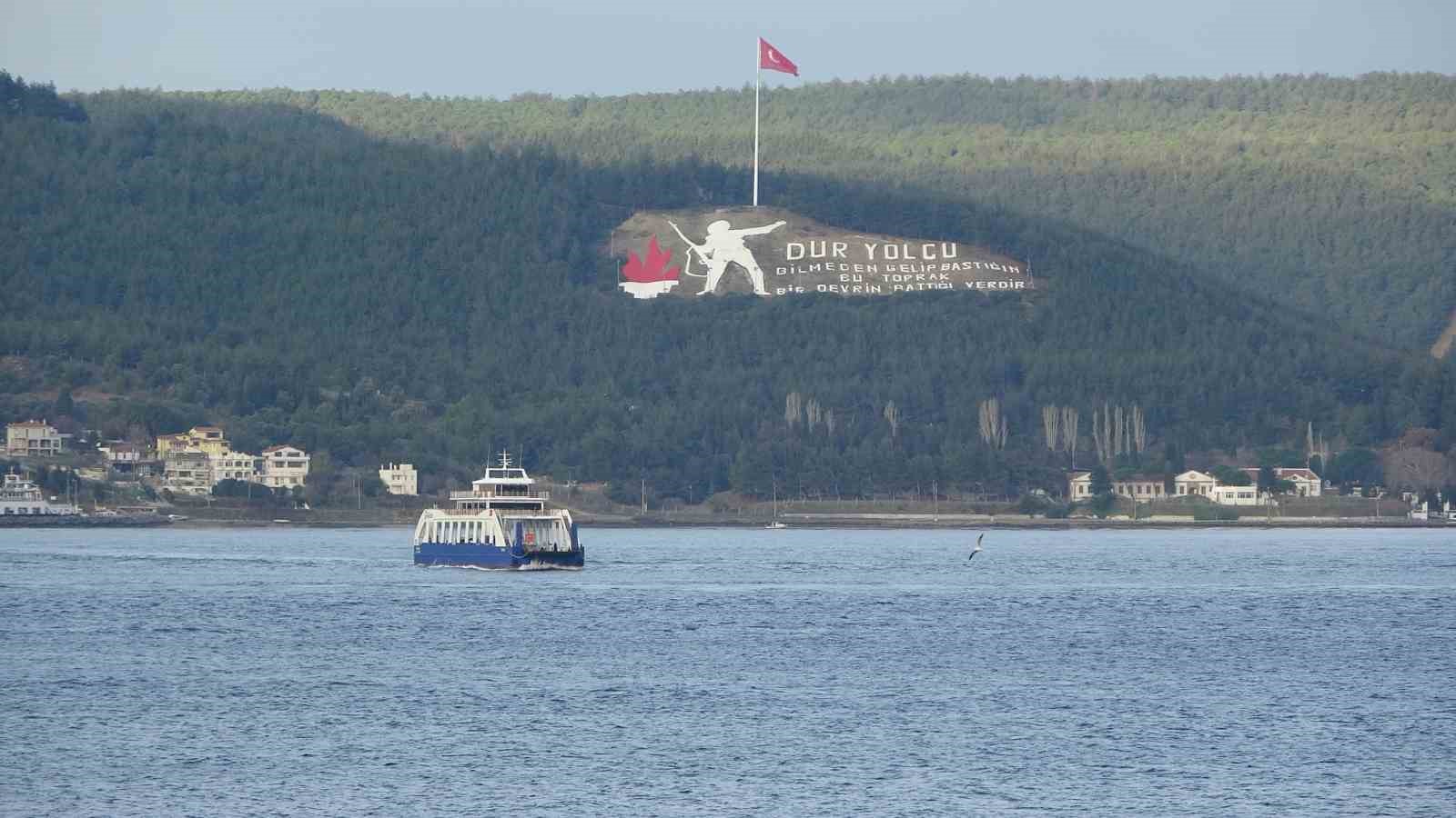 Çanakkale’de ada seferlerine fırtına engeli
