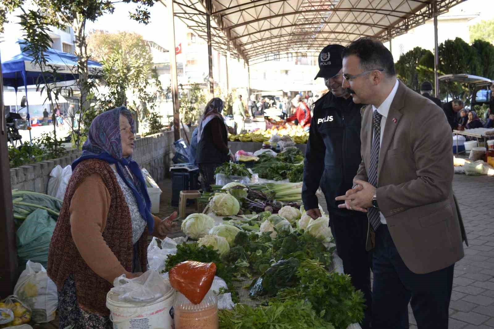 Kaymakam Ali Ekber Ateş, Atça esnafıyla buluştu
