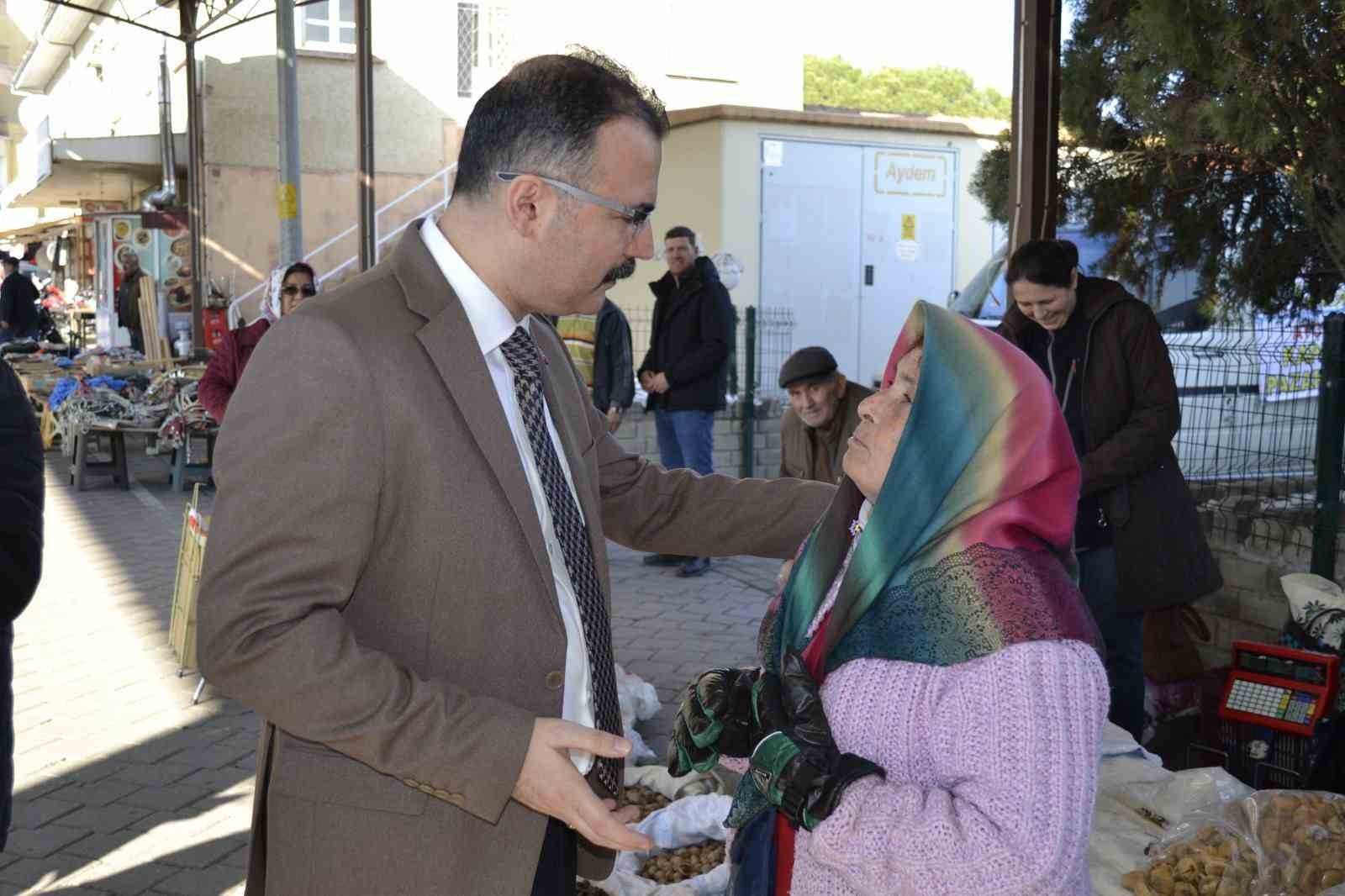 Kaymakam Ali Ekber Ateş, Atça esnafıyla buluştu
