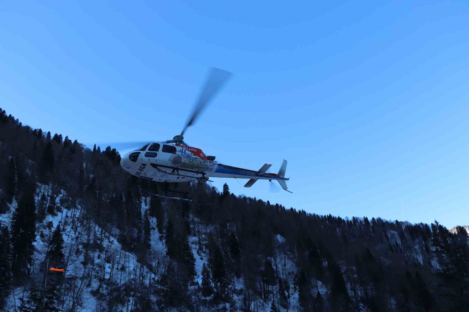 Kaçkarlar’da Heliski heyecanı başladı
