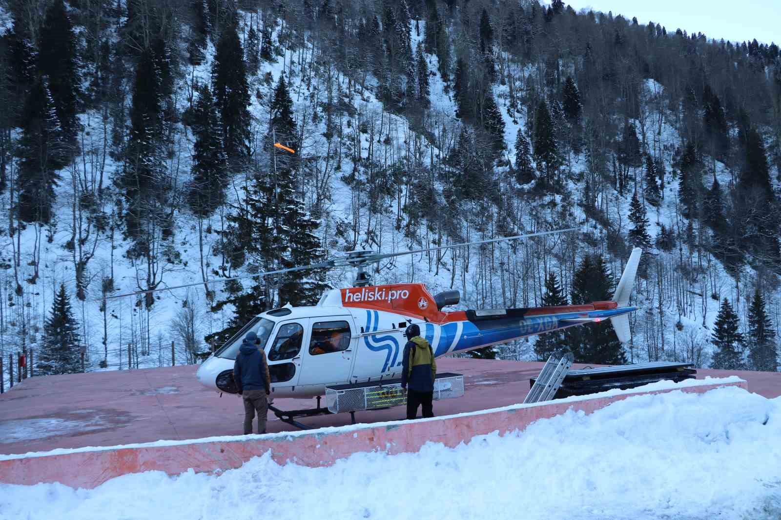 Kaçkarlar’da Heliski heyecanı başladı
