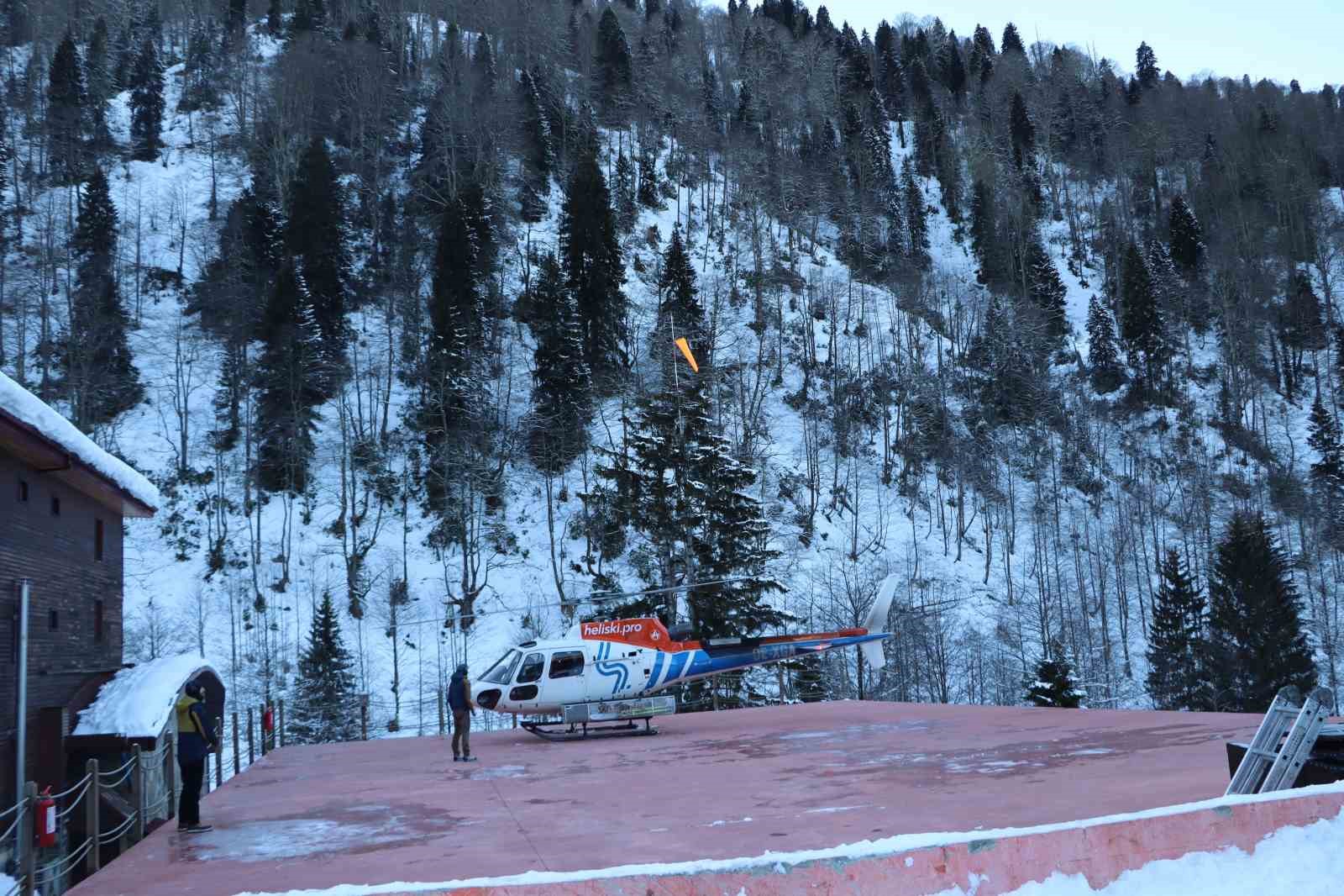 Kaçkarlar’da Heliski heyecanı başladı
