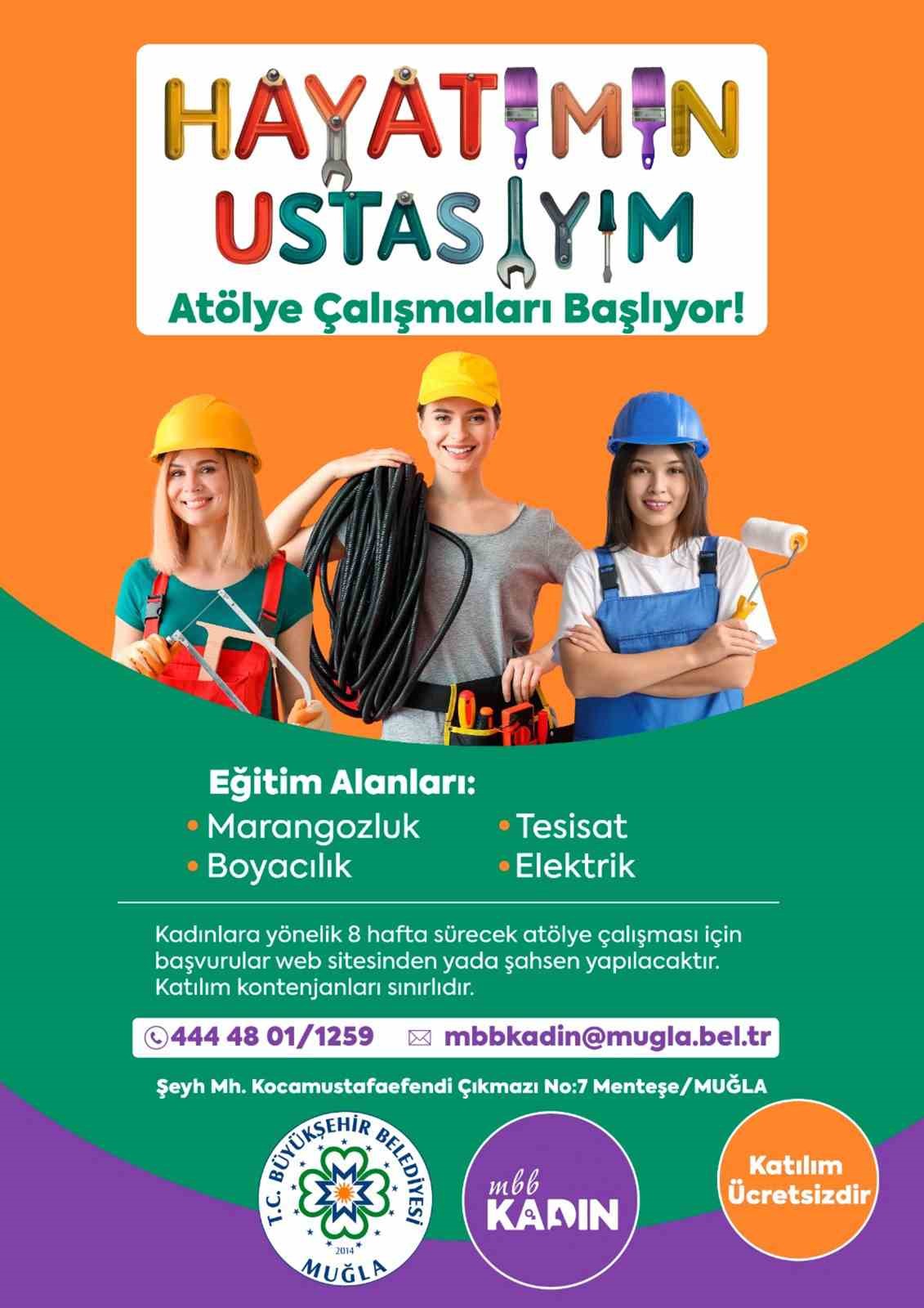 Kadınlar ‘Hayatlarının ustası’ oluyor
