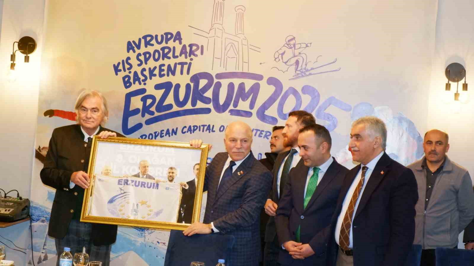 Erzurum’da ’2025 Avrupa Kış Sporları Başkenti’ coşkusu
