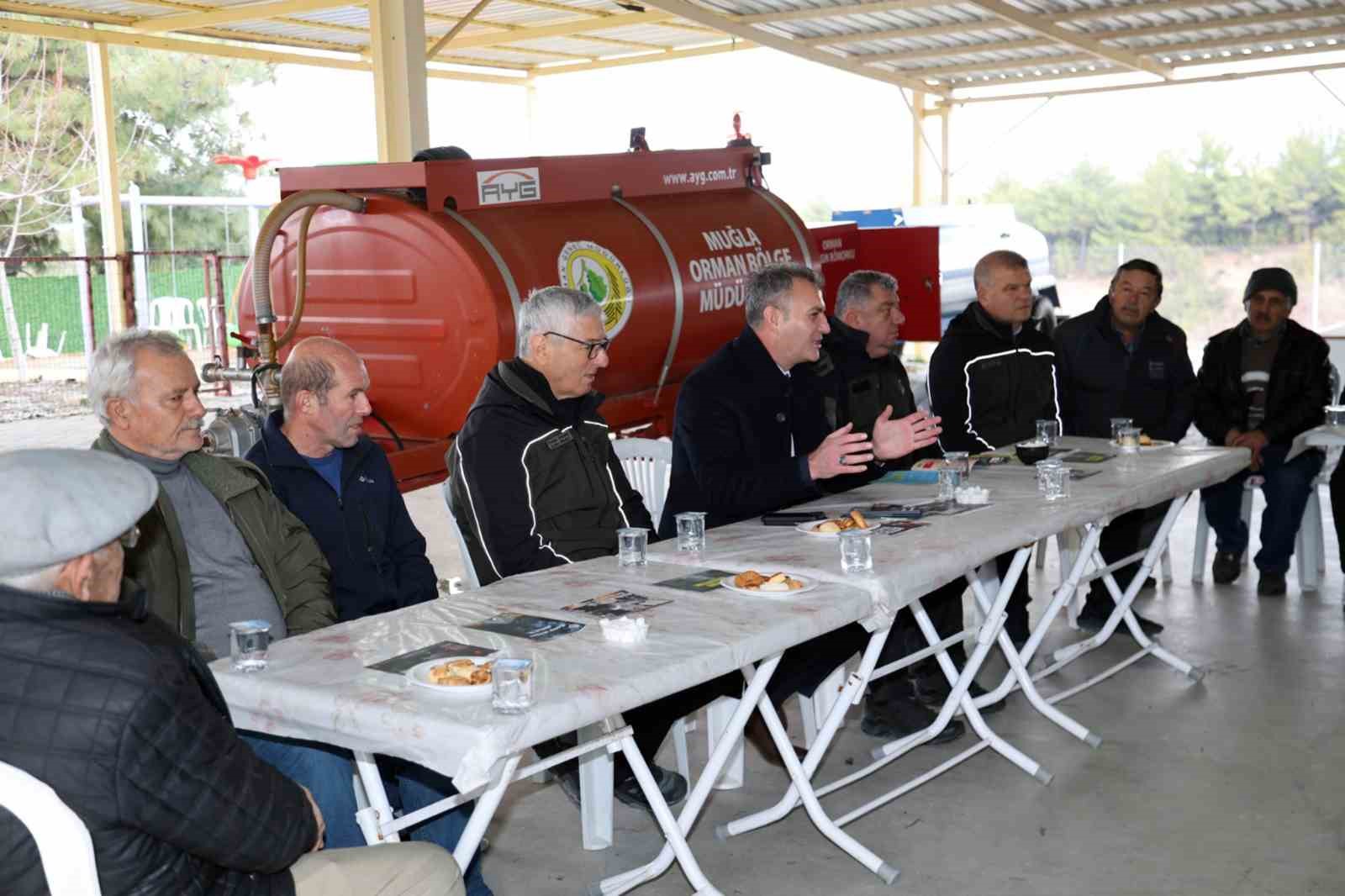 Orman köylülerine ‘Yangın’ bilgilendirmesi
