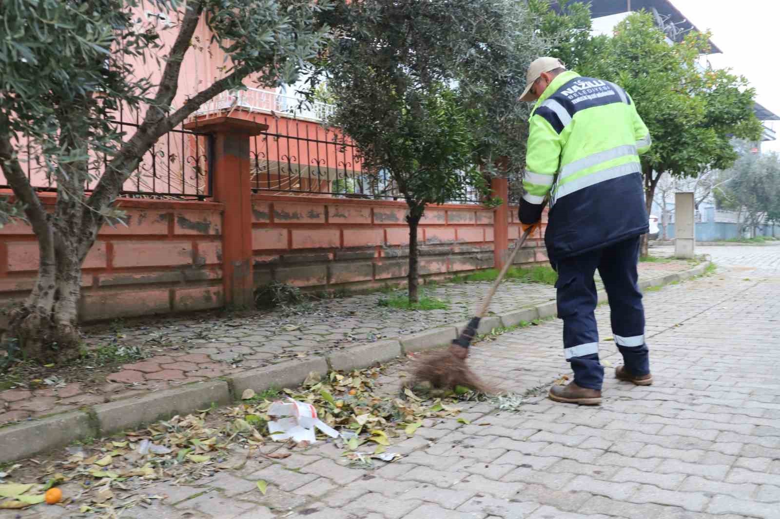 Nazilli’de temizlik çalışmalarına yoğunluk verildi
