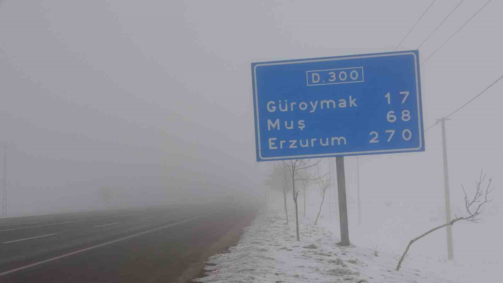 Bitlis’te yoğun sis
