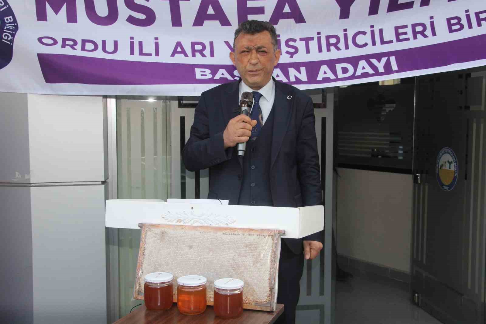 Mustafa Yılmaz, Ordu Arıcılar Birliği’ne adaylığını açıkladı
