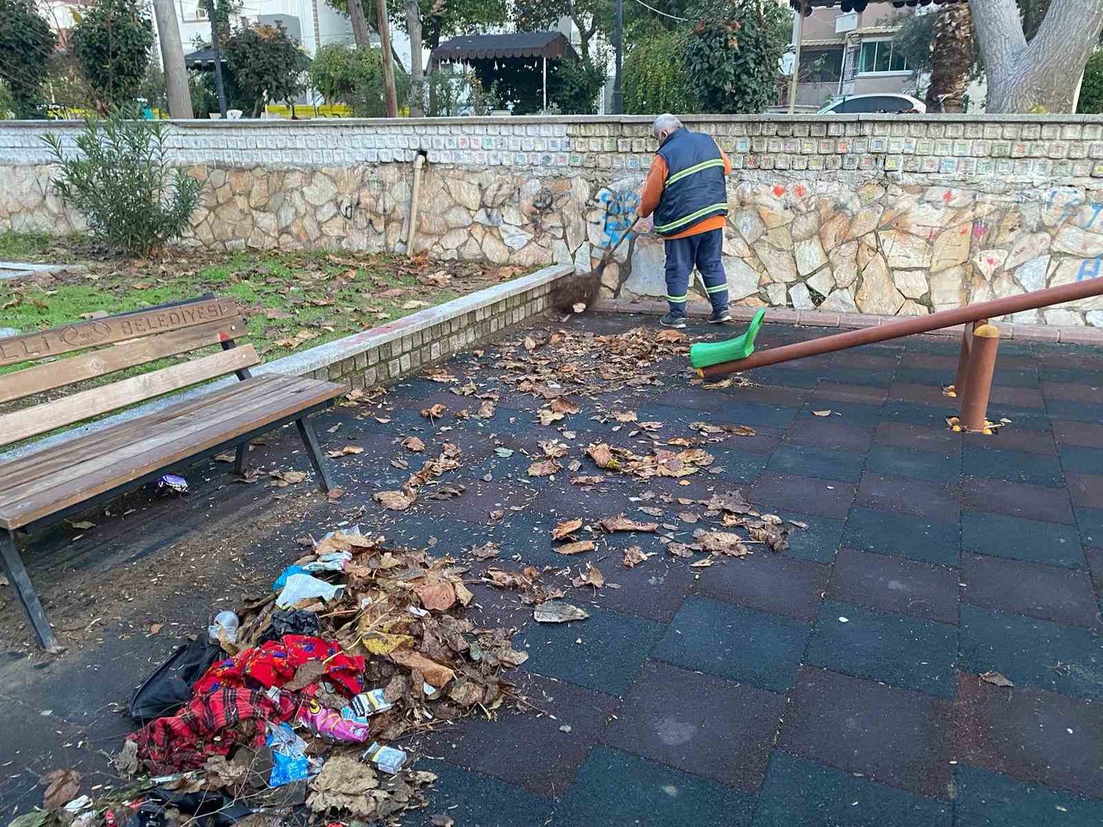 Nazilli Belediyesi yürüyüş yolu ve parkları bakıma aldı
