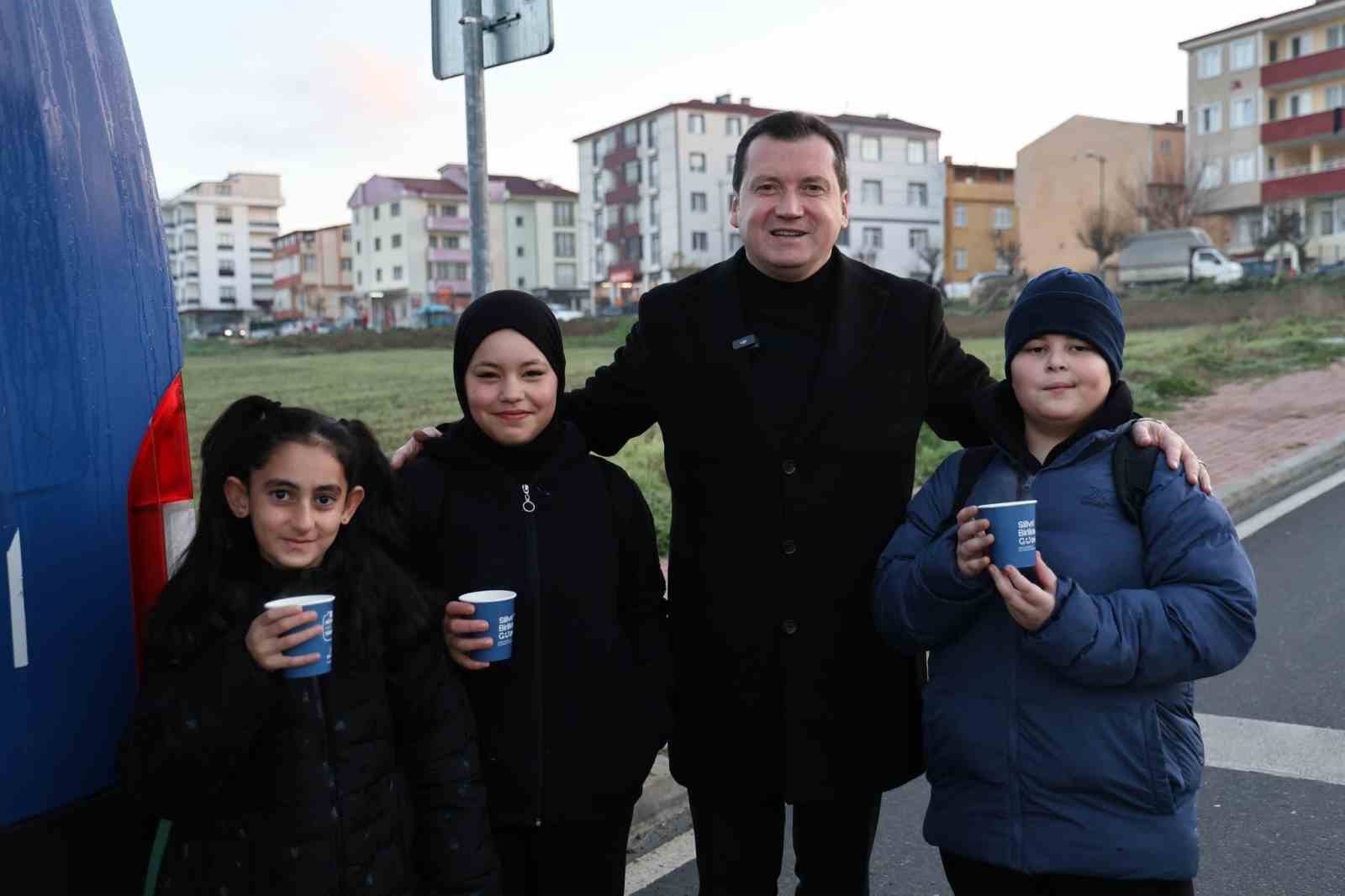 Silivri’de öğrencilere çorba ikram edildi
