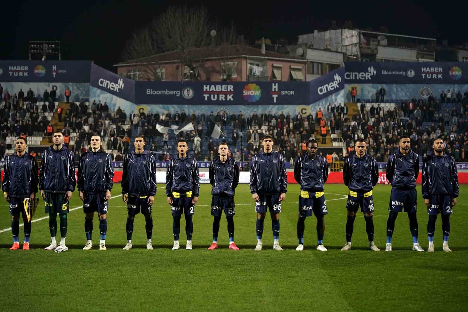 Ziraat Türkiye Kupası: Kasımpaşa: 0 - Fenerbahçe: 1 (Maç devam ediyor)
