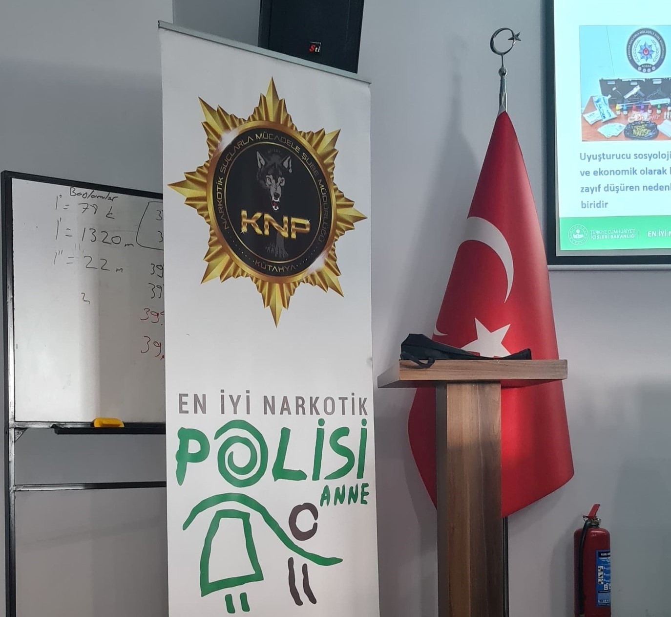 Kütahya OBM personeline bağımlılık ile mücadele eğitimi
