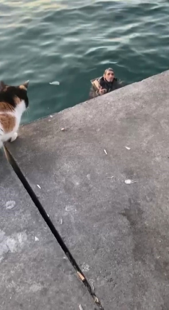 Kadıköy’de denize düşen alkollü olduğu iddia edilen vatandaştan ilginç cevap: 