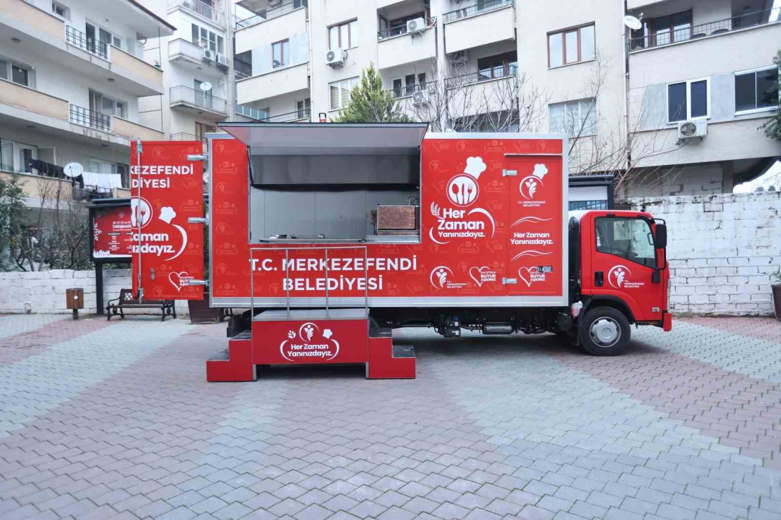 Merkezefendi Belediyesinin mobil aşevi hizmete hazır
