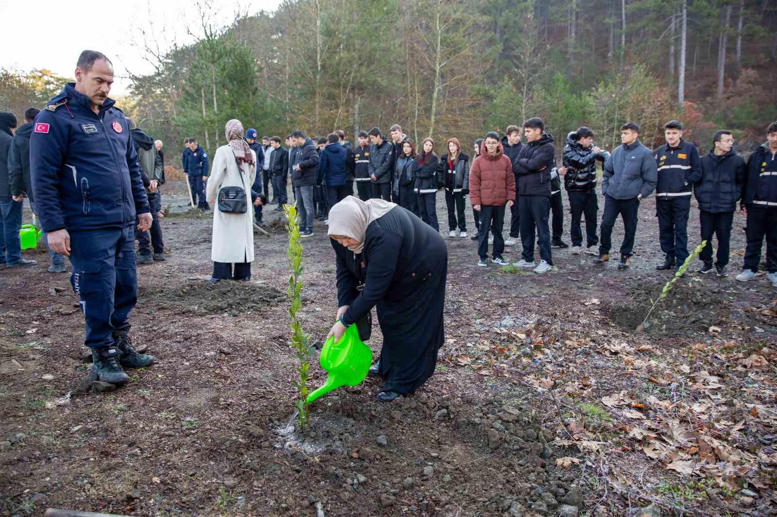 Büyükşehir’den kahraman itfaiyecilerin anısına hatıra ormanı
