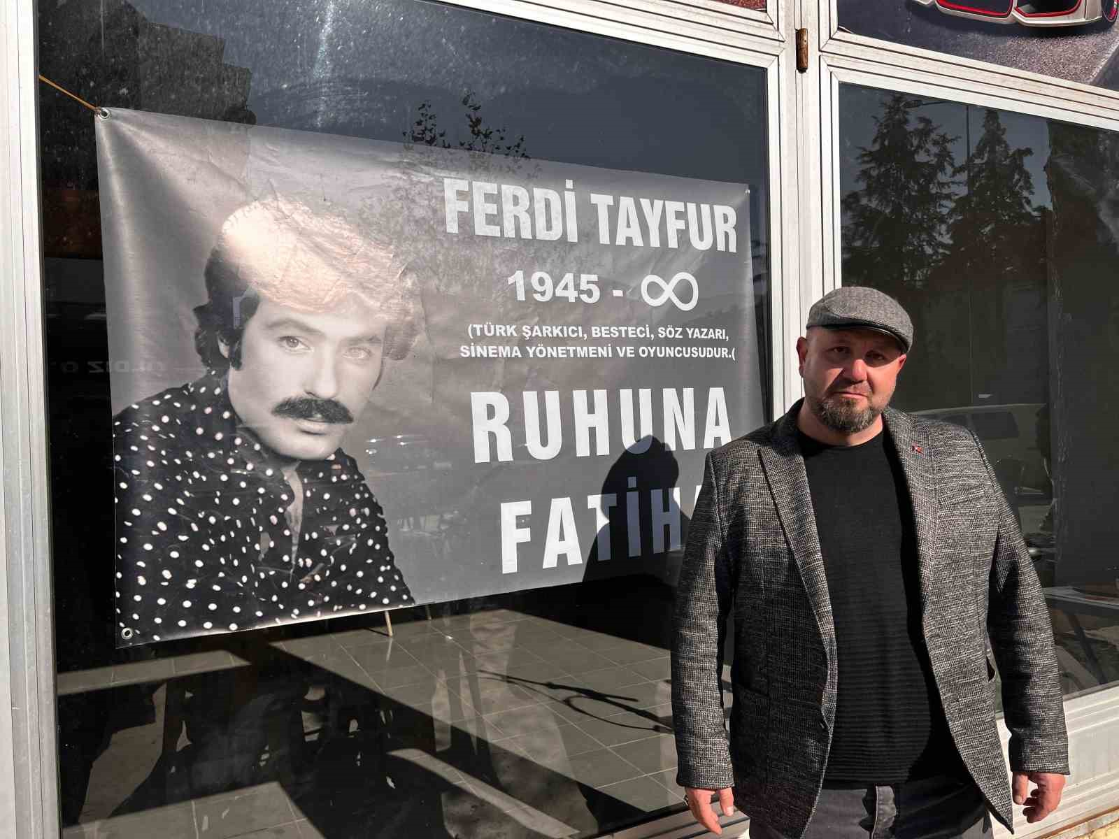 Bucaklı esnaftan Ferdi Tayfur için anlamlı etkinlik
