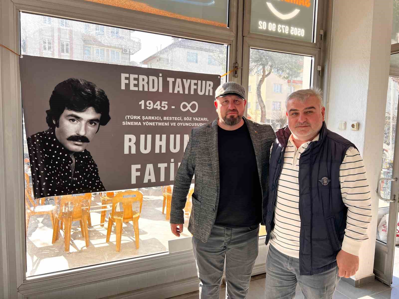 Bucaklı esnaftan Ferdi Tayfur için anlamlı etkinlik
