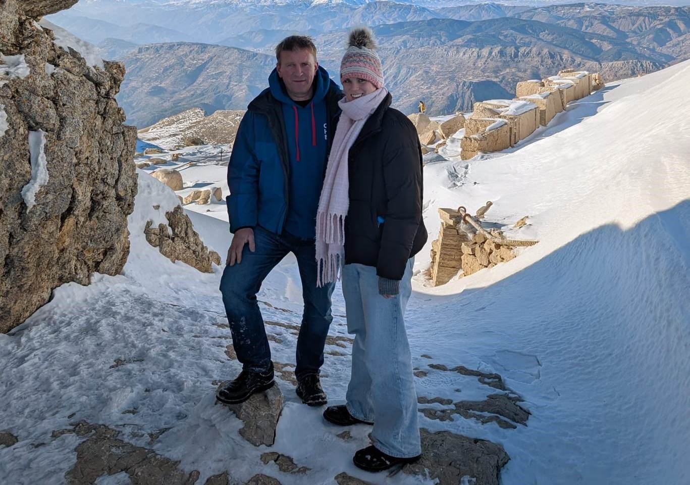 Nemrut, kış turizmi ile yabancı turistlerin ilgisini çekiyor
