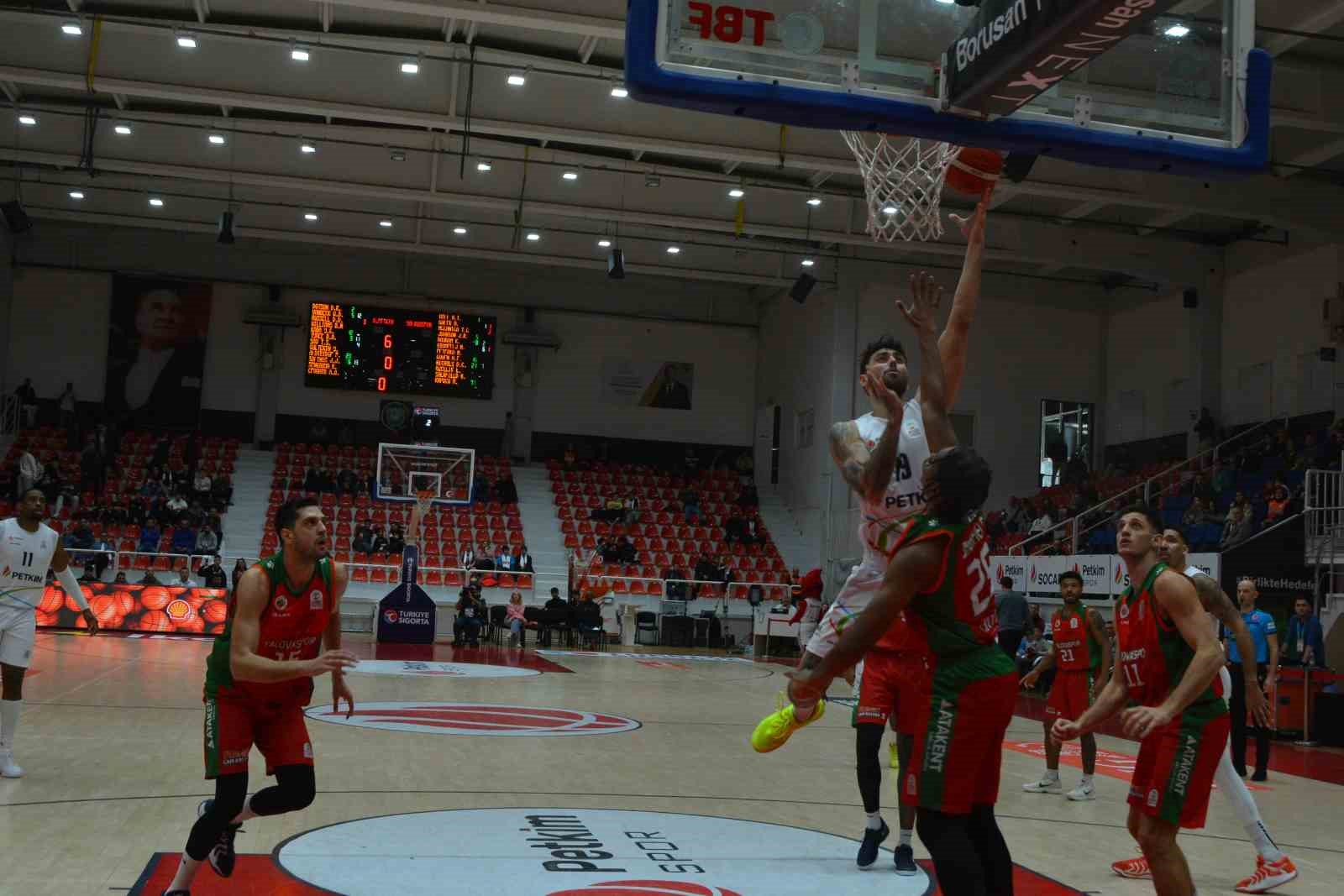 Türkiye Sigorta Basketbol Süper Ligi: Aliağa Petkimspor: 93 - Yalova Basketbol : 65
