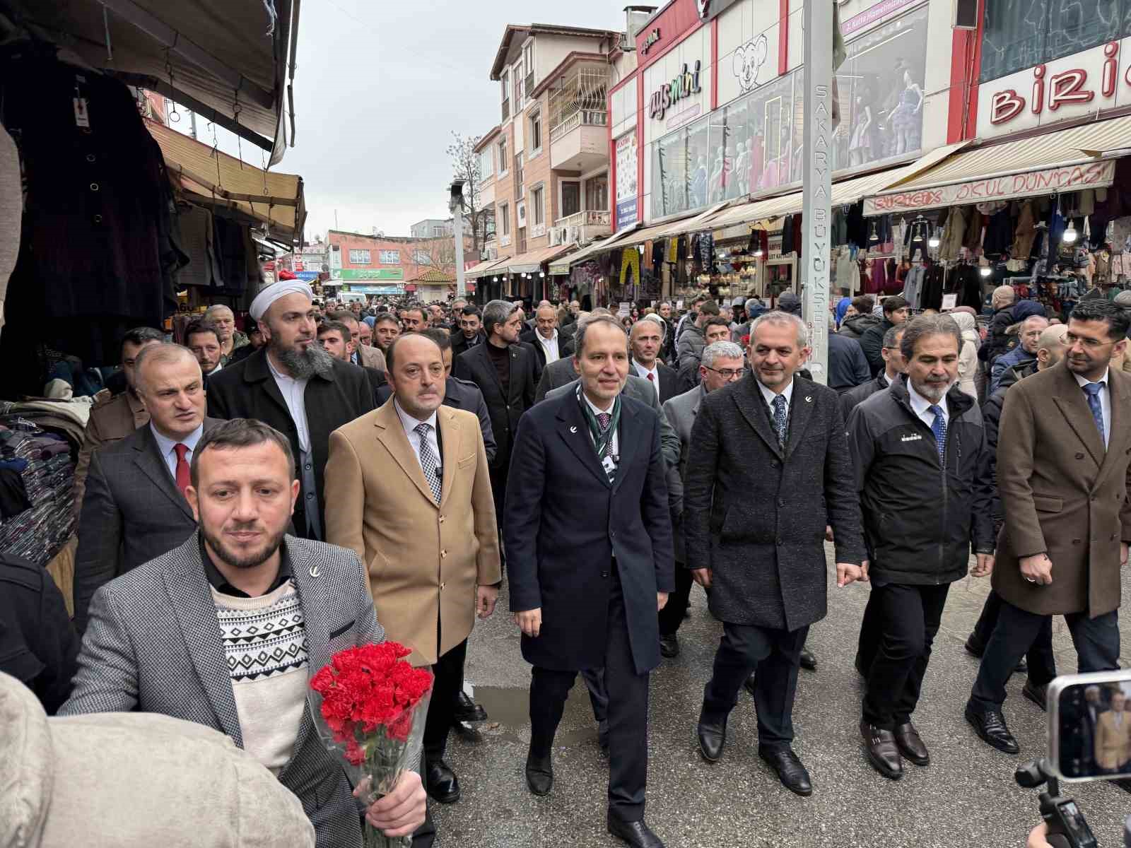 Sakarya’da Fatih Erbakan’a tepki: 