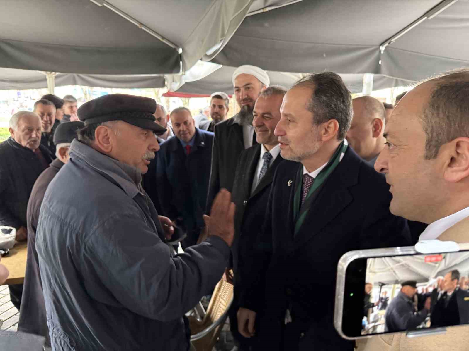 Sakarya’da Fatih Erbakan’a tepki: 