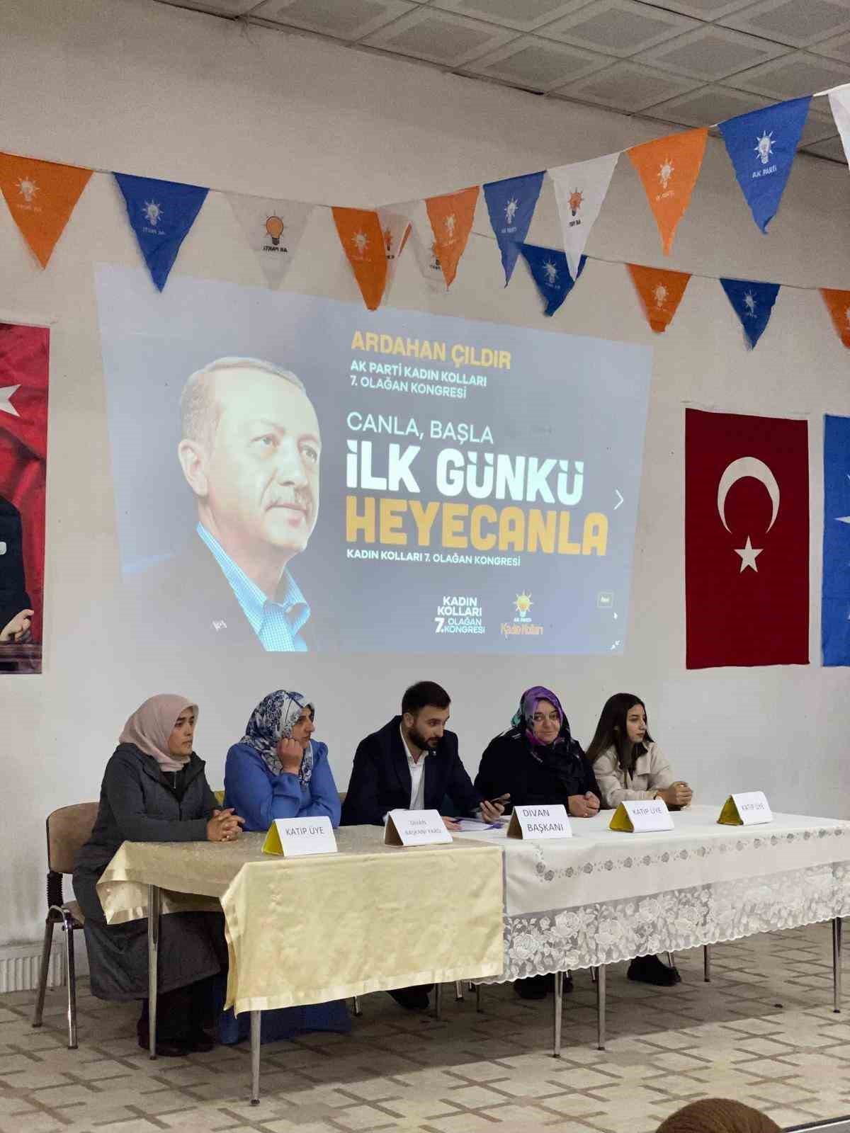 AK Parti Çıldır Kadın Kolları Kongresini Yaptı
