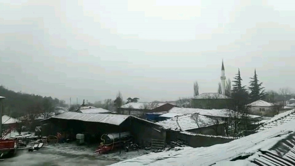 Edirne’de kar yağışı başladı
