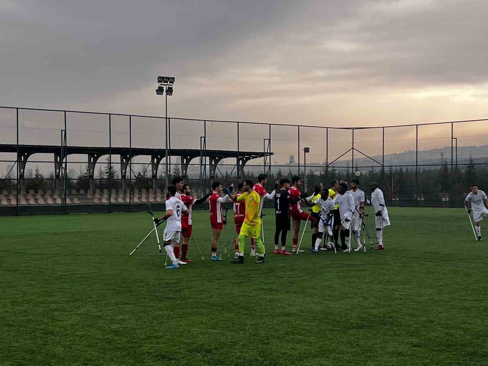 Şahinbey Ampute zorlu deplasmandan galibiyetle döndü: 2-1
