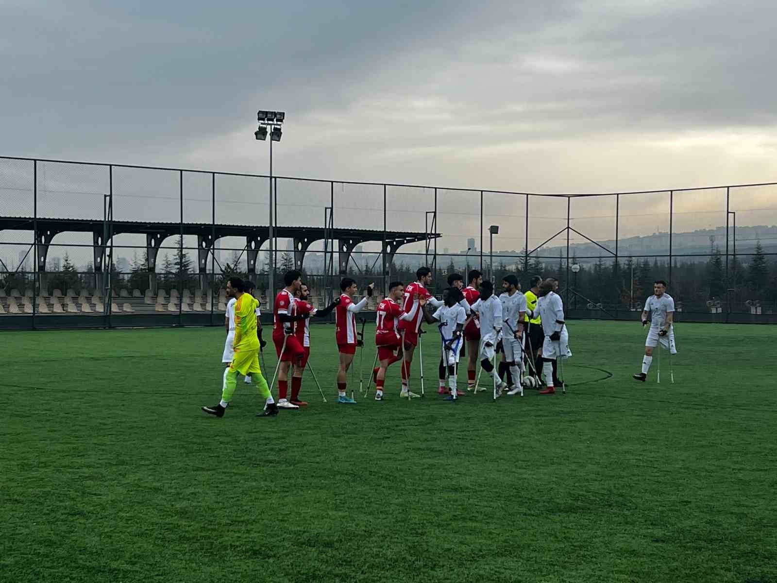 Şahinbey Ampute zorlu deplasmandan galibiyetle döndü: 2-1
