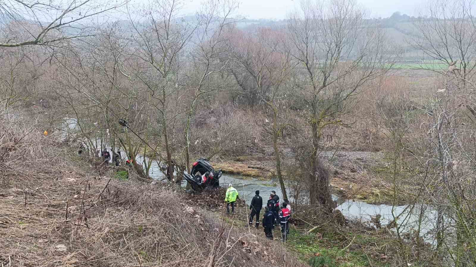 Çan’da 1 kişinin öldüğü çaya uçan otomobilin sürücüsü serbest bırakıldı
