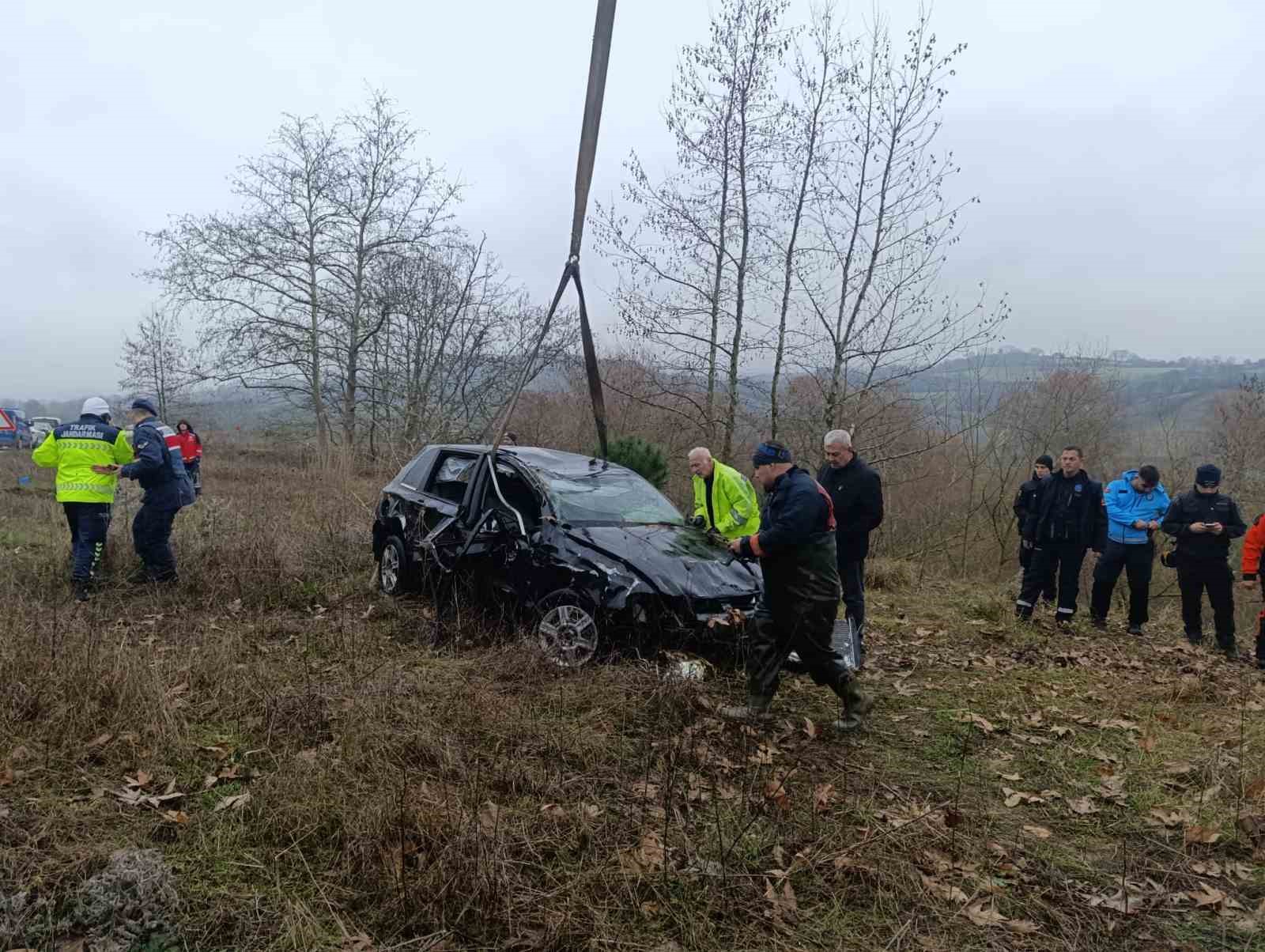 Çan’da 1 kişinin öldüğü çaya uçan otomobilin sürücüsü serbest bırakıldı
