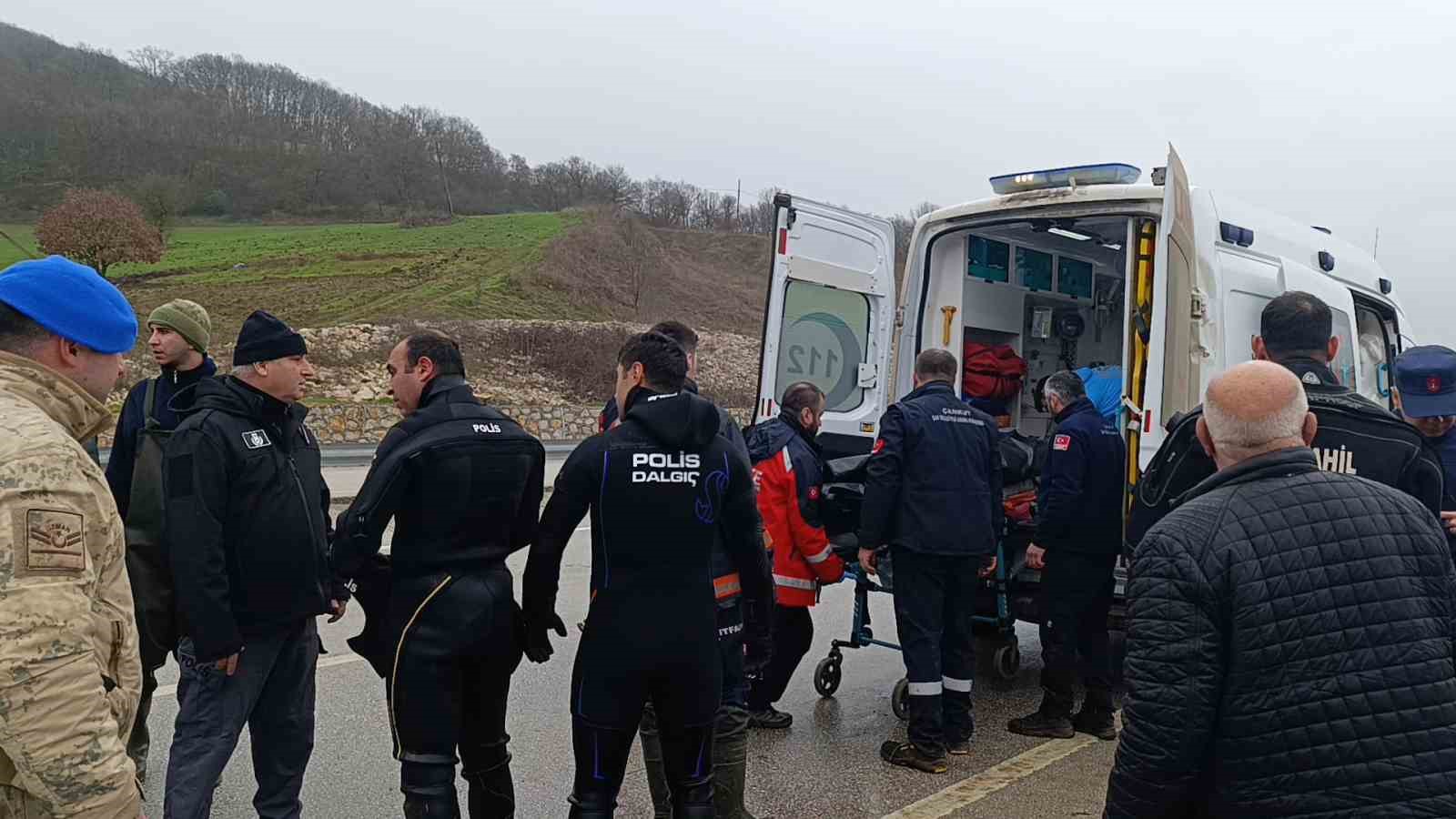 Çan’da 1 kişinin öldüğü çaya uçan otomobilin sürücüsü serbest bırakıldı
